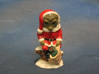A Wade figure "In The Forest Deep Stirs Santa Hedgehog"