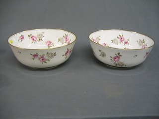 A pair of Royal Worcester Maissa pattern bowls, 10"