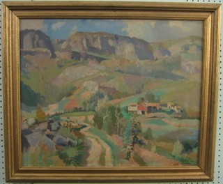 Albert H Robinson (Canadian), oil painting on board "The Murray River Valley La Malbaie Quebec" 1927, signed and dated 19" x 23"