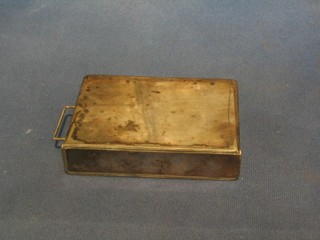 A silver plated sandwich box 5"