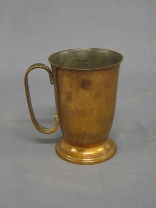 From the estate of the Late Henry Longhurst (golfing correspondent, late of The Windmill Pyecombe) - a copper 1 pint tankard engraved Henry Longhurst