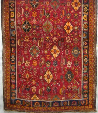 A contemporary Afghan Afshar rug 92" x 62"