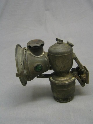 An Atteta Major carbide bicycle lamp (lens f)