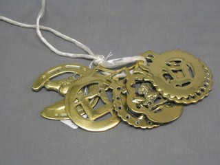 6 horse brasses