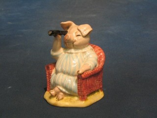 A Beswick Beatrix Potter figure (brown mark to base) Little Piglet Robinson Spying, 1987