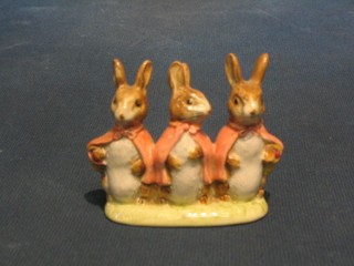 A Beswick Beatrix Potter figure (brown mark to base) Flopsey Mopsey and Cottontail