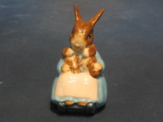 A Beswick Beatrix Potter figure (brown mark to base) Rabbit and Bunnies 1976