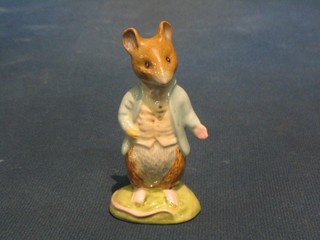 A Royal Albert Beatrix Potter figure Tommy Town Mouse 1989