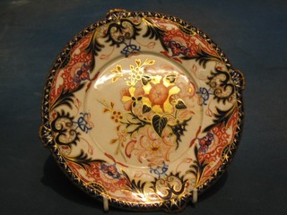 An 18th Century Derby Imari pattern circular plate 8"