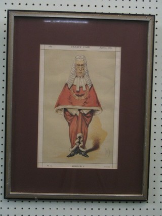 A Vanity Fair print, no. 27, "Judge No. 4" 13" x 8" 