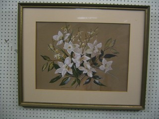 Sheila Salvsen, watercolour "Spring Flowers" signed 14" x 19"