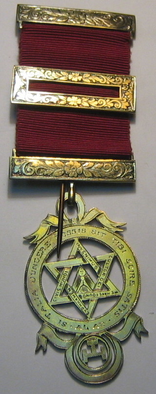 A silver gilt Royal Arch Chapter Principal's jewel