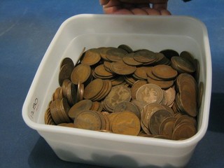 A quantity of old pennies