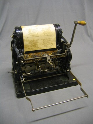 An early 20th Century Ronio copying machine