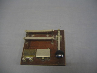 An Air Ministry issue Morse Key marked Buzzer Practice