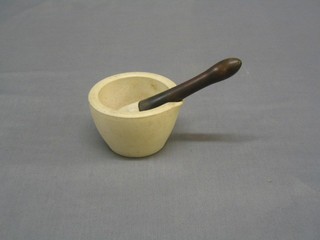 A small mortar and pestle