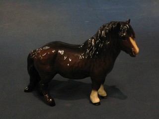 A Royal Doulton figure of a Shetland Pony, 5"