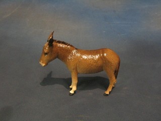A Beswick figure of a donkey 6"