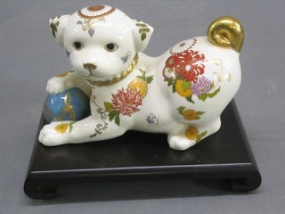 A 1987 Franklyn Mint figure The Imperial Puppy of the Satsuma 9"