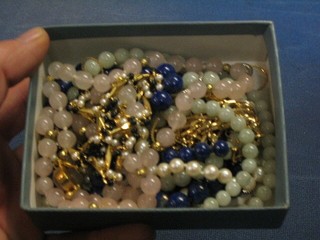 A collection of beads etc