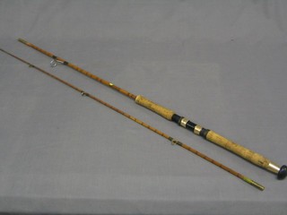 A split cane 2 section fishing rod - The Joyce by Butters of Brighton Sussex