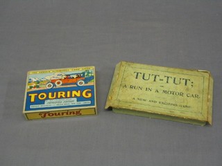 An automobile car game "Touring" boxed and Tut-Tut or A Run in a Motor Car, boxed (slightly damaged)