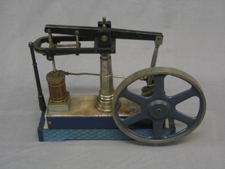 A 19th Century model of a beam engine, converted to steam