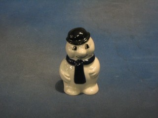 A Wade Christmas 1994 figure of a bowler hatted snowman