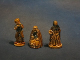 3 Wade Irish figures Kathleen, Phil the Fluter and Mother McCree