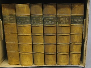 9 editions of "The Justice of The Peace"  leather bound, 1839, 1842, 1856-1858 and 1860 and 3 others