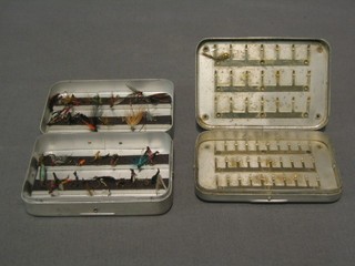 2 aluminium fly boxes 3"