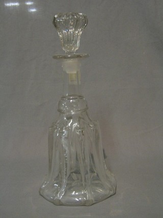A club shaped decanter and stopper
