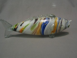 A Murano glass fish 15"