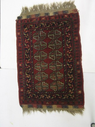An Afghan slip rug 24" x 17"