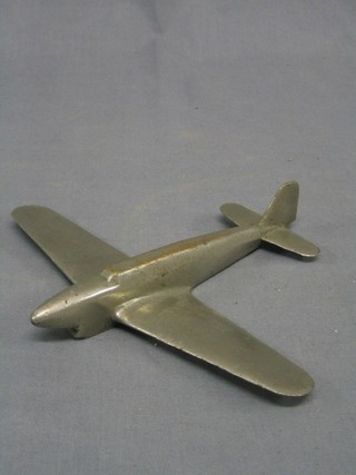 A 1940's/50's metal model of an aircraft 6"