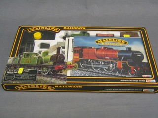 A Mainline O gauge LNER train set, boxed and an LNER branch line freight set boxed