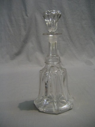 A club shaped decanter and stopper