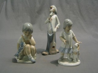 3 Lladro style figures