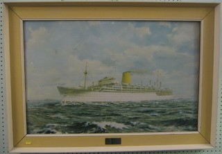 After R Goodwin a coloured print "P & O Liner Iberia" 19" x 29"