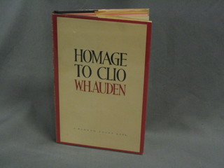 W H Auden, "Homage to Clio", first edition 1960, published by Random House New York, complete with dust cover