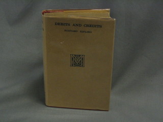 Rudyard Kipling, "Debits and Credits", first edition 1926, published by MacMillan & Co Ltd St Martin's St. London, complete with dust cover