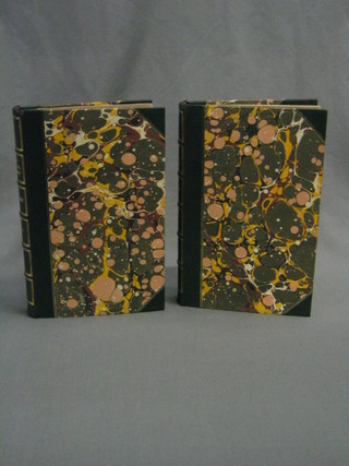 Charles Dickens, volumes 1 and 2 "Our Mutual Friend", first edition 1895, published by Chapman & Hall, 193 Piccadilly, rebound, half bound in leather