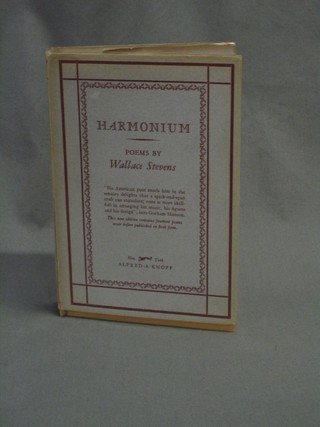 Wallace Stevens, "The Harmonium", second edition? 1931, published by Alfred Knopf, complete with dust cover