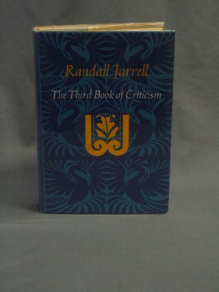 Randall Jarrell, "The Third Book of Criticism", first edition 1969, published by Farrar, Straus & Giroux