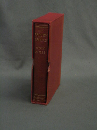 Henry James, "The Aspern Papers", second edition 1890, published by MacMillan & Co, London contained in a red cloth box