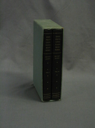 Henry James, volumes one and two "The Princess Casamassima", first edition 1948, published by the MacMillan Co., boxed