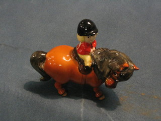 A Thelwell Beswick figure "The Learner Rider"