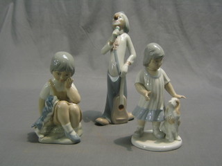 3 Lladro style figures