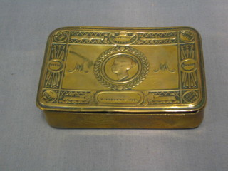 A Princess Mary brass gift tin (lid f)