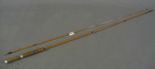 A Hardy Palakona split cane 2 section fly rod - The J Jeff Triumph